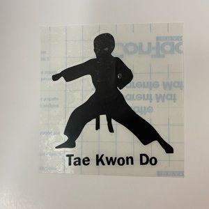 Tea Kwon Do, Karate Decal Vinyl, Bundle to save.